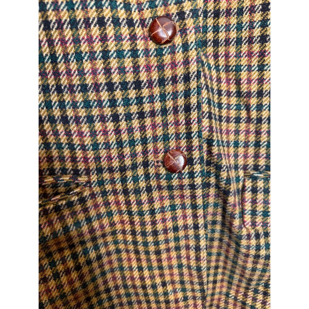 Women’s Pendleton Knockabouts Large Houndstooth 100% Virgin Wool Blazer Jacket - Picture 4 of 6